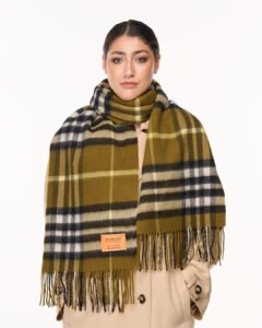 Avant-garde designer cashmere scarves