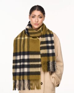 Fashion designer cashmere scarves