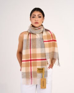 Modern designer cashmere scarves